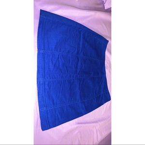 Blue mini skirt